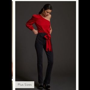 Mare Mare Draped Puff Sleeved Blouse